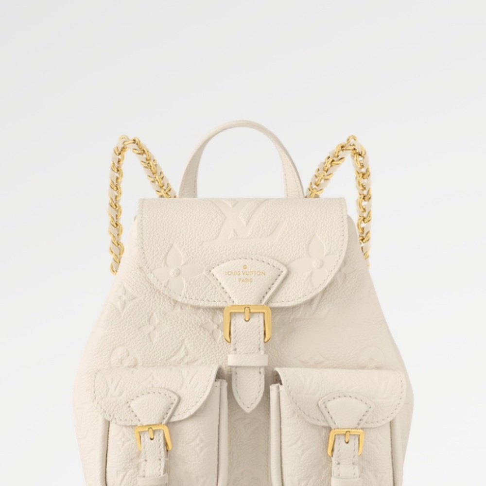 Back up authentic LV backpack (crème)